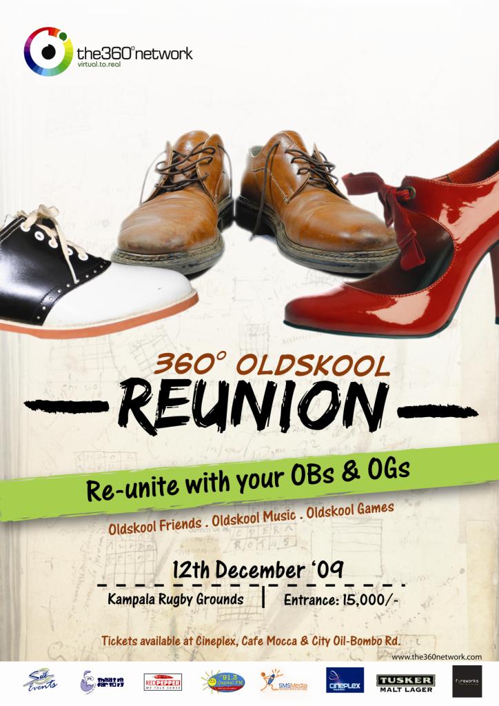 Walk with us down memory lane...be at the Oldskool reunion 12 December 2009, Kampala Rugby Club Grounds